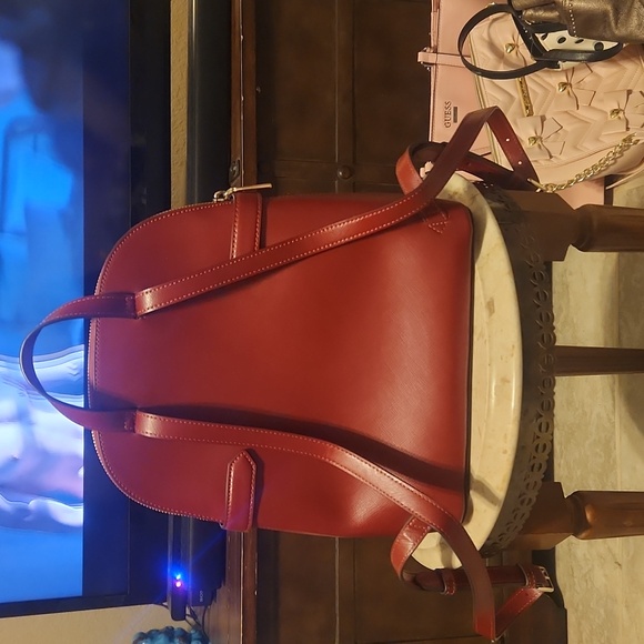 Red Kate Spade Mini Back Pack Purse - Picture 2 of 5